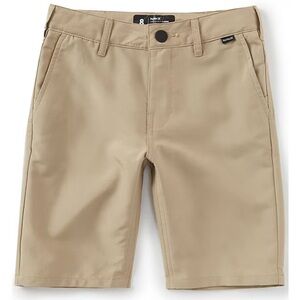 Hurley - Big Boys Khaki Chino Walk shorts | Golf Shorts. Size 14. Dri Fit.